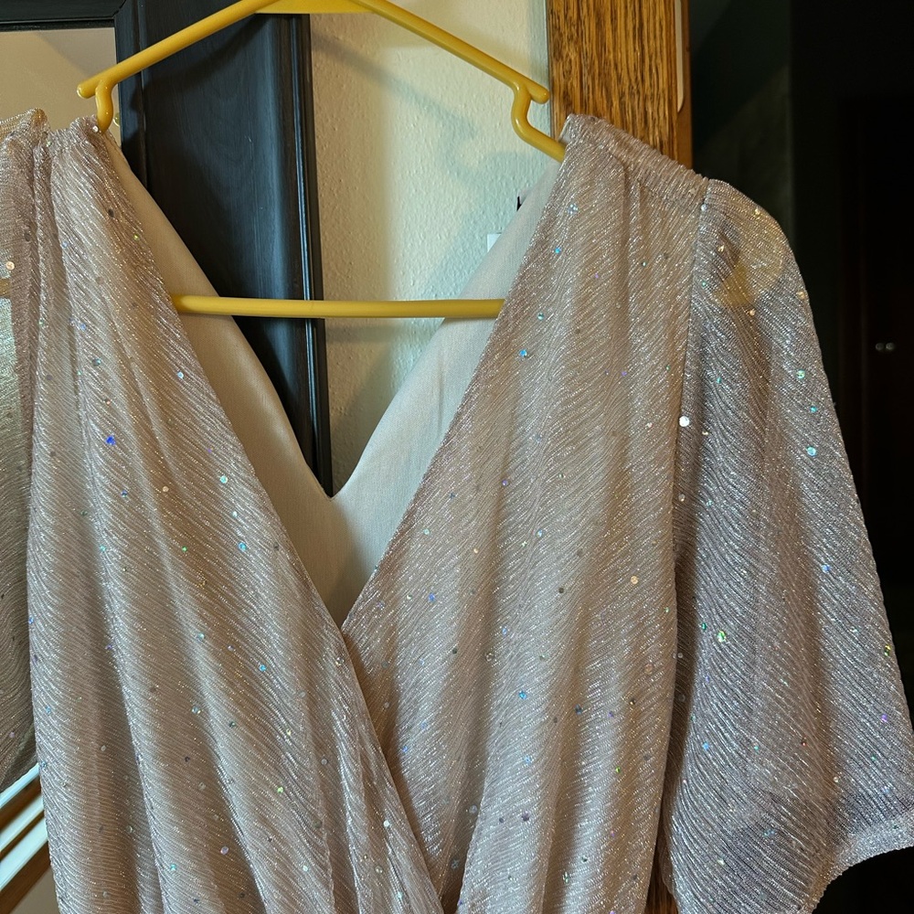Baltic Born Sequin Blush Maxi Dress